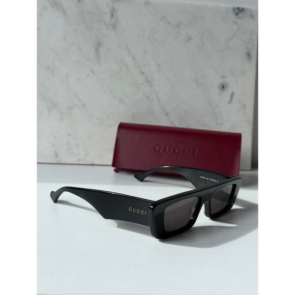 NEW Gucci GG1331S Black Polairzed Slim Unisex Sunglasses - Picture 6 of 8